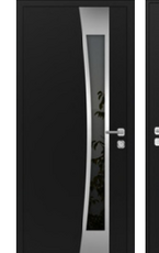 Black Stripe exterior door