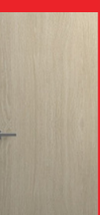 Oak hidden door