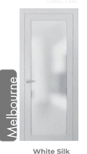 Melbourne White Silk interior door