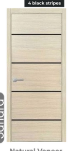 Sahara Natural Veneer interior door