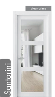 Santorini White Silk interior door