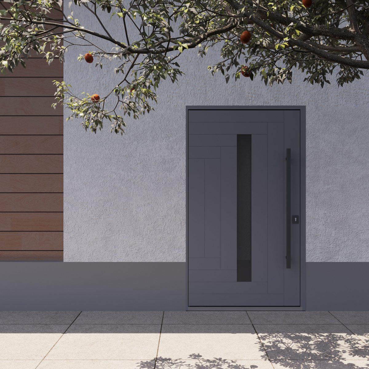 Meridian 1130 Exterior Pivot door view 4