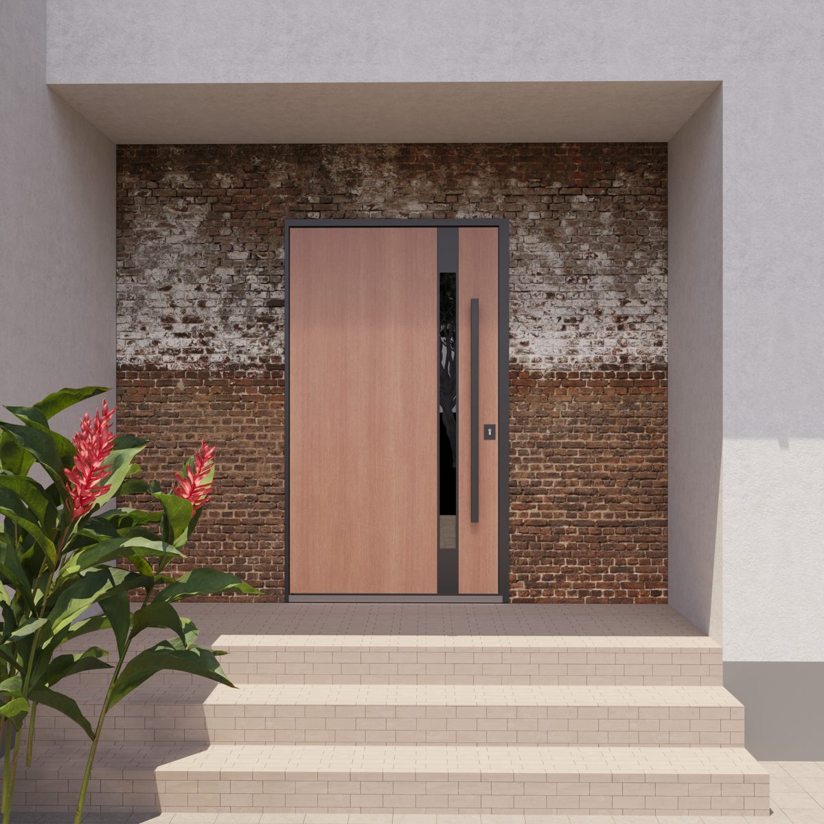 Meridian 1133 Exterior Pivot door view 4