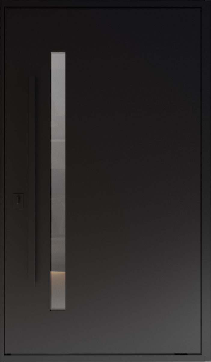 Meridian 1163 Exterior Pivot door view 6