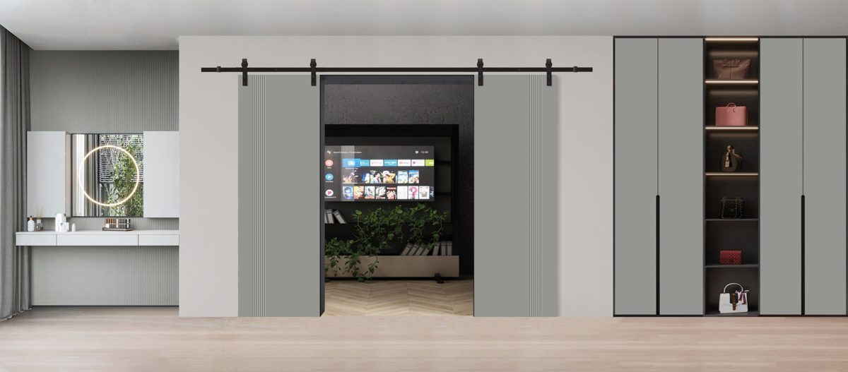 Essential 0111 Double Barn door view 2