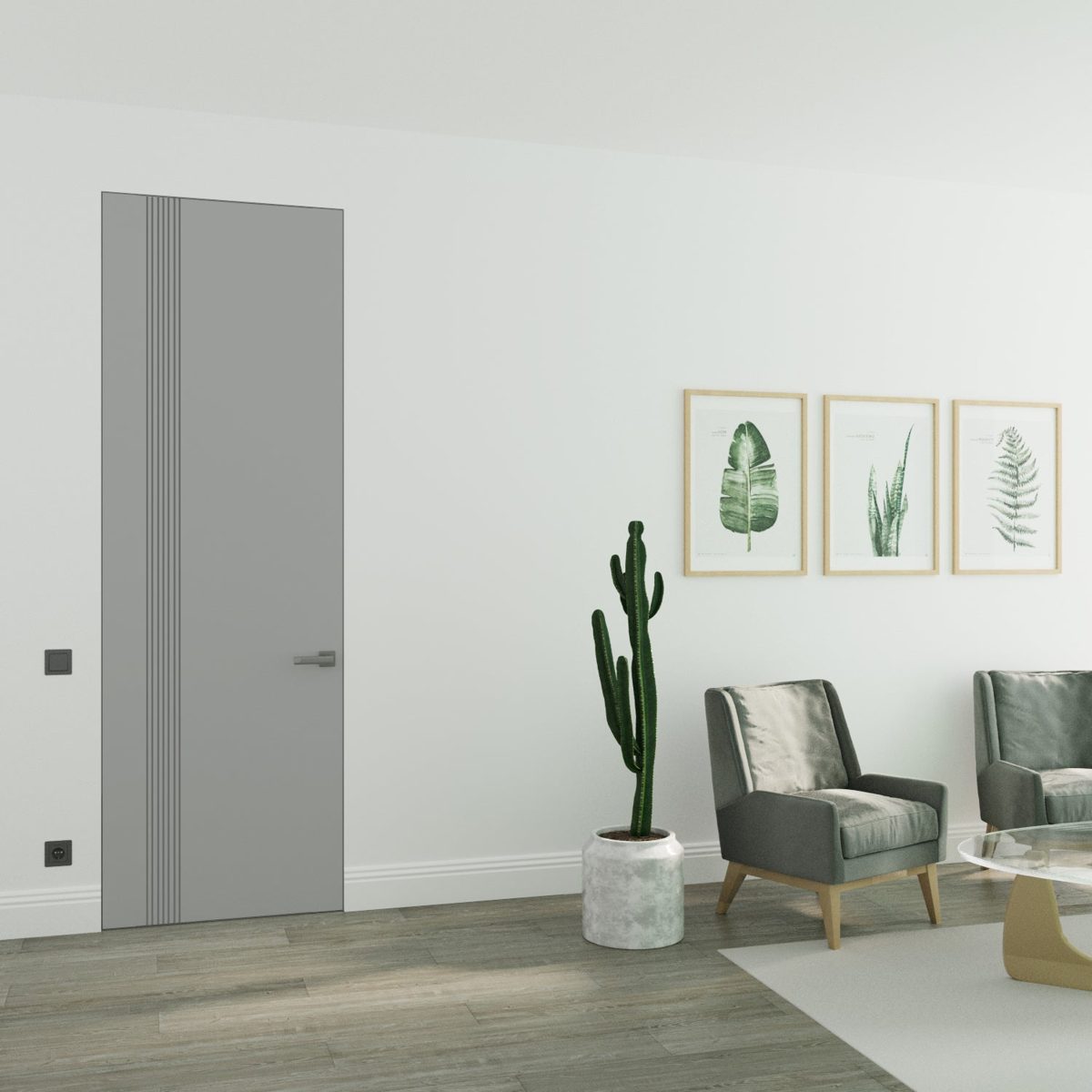 Essential 0111 Frameless door view 2