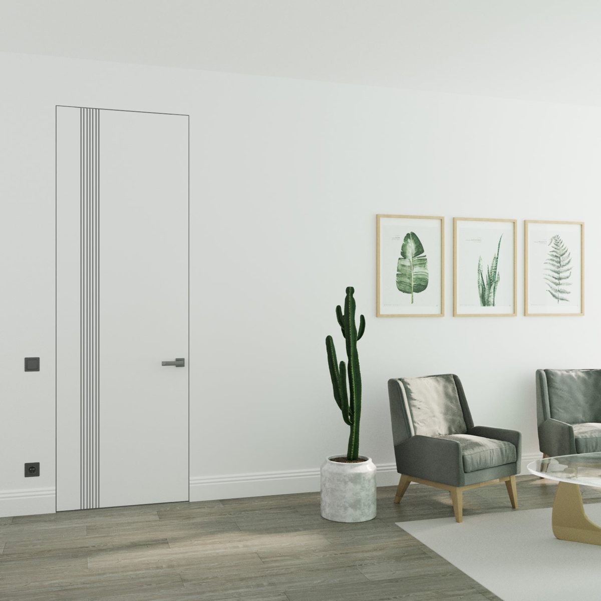 Essential 0111 Frameless door view 6