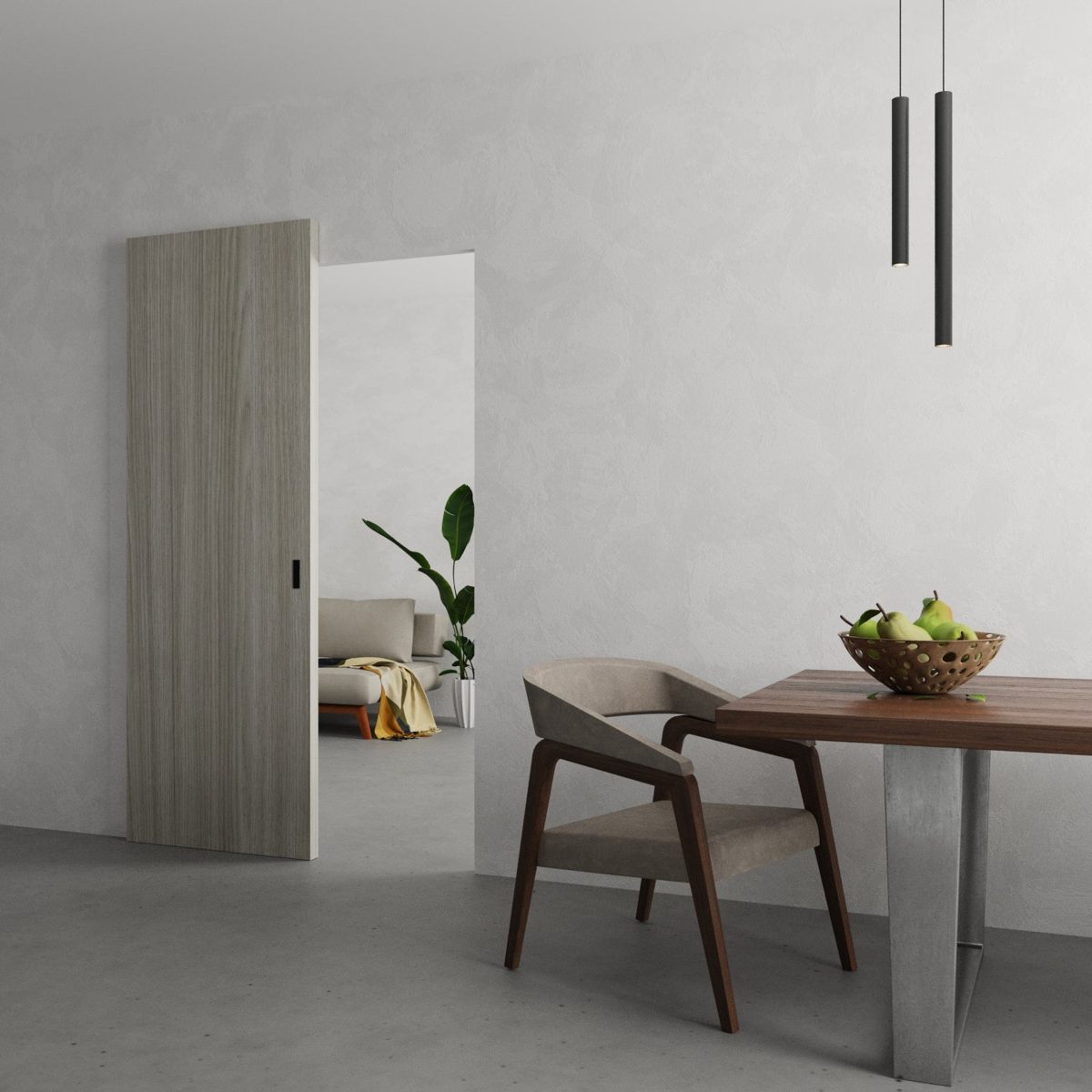 Essential 3001 Hidden Barn door view 2