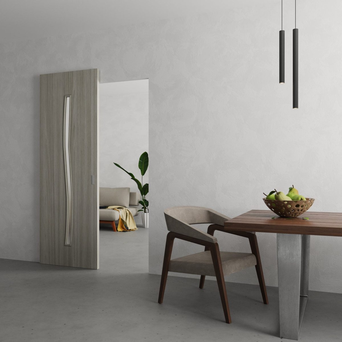Essential 3002 Hidden Barn door view 2