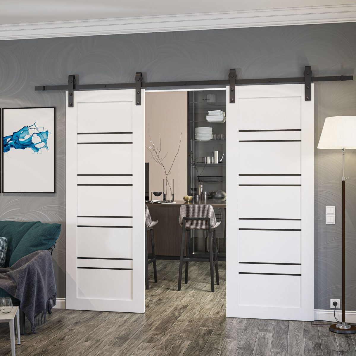Essential 4901 Barn door view 2