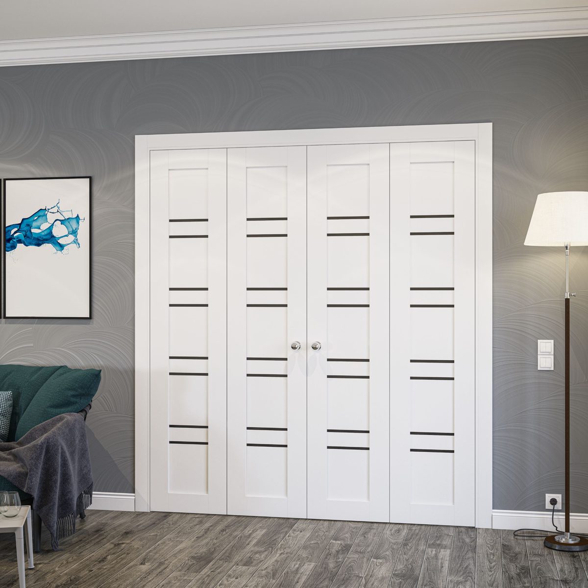 Essential 4901 Double Bi-Fold door view 2