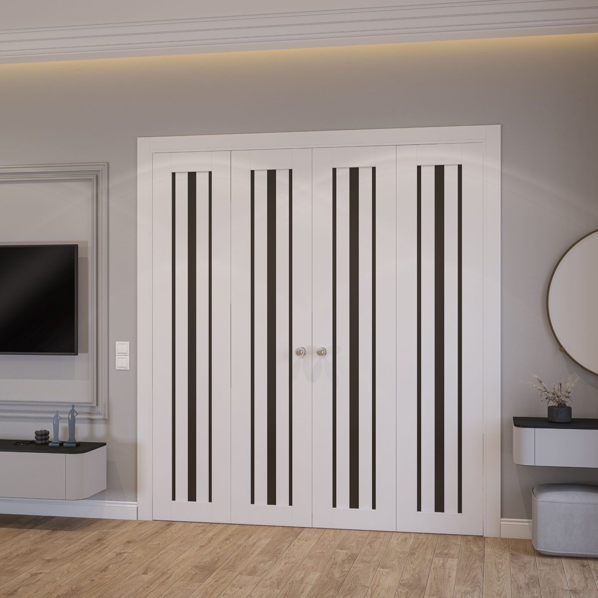 Essential 4903 Double Bi-Fold door view 2