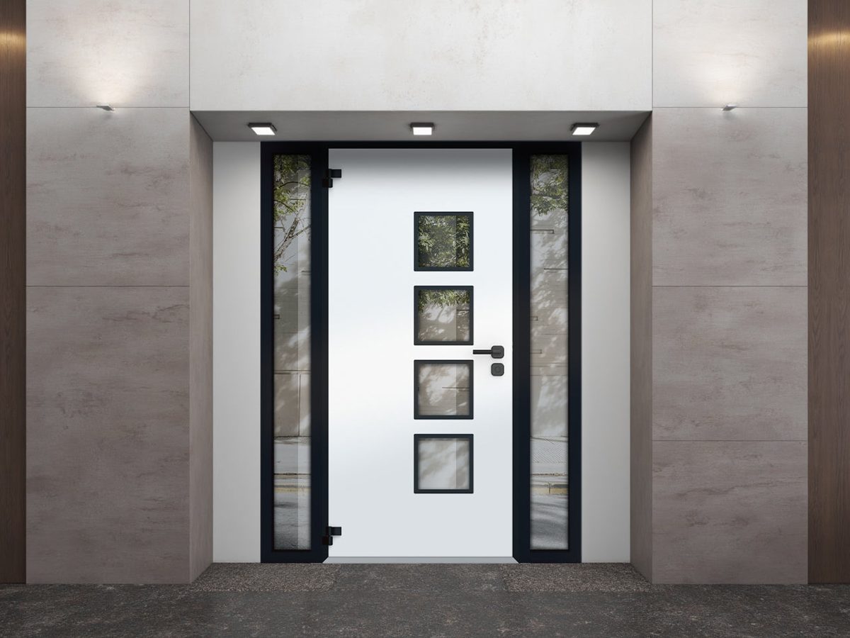 Aurora 6106 Exterior Aluminum door view 4