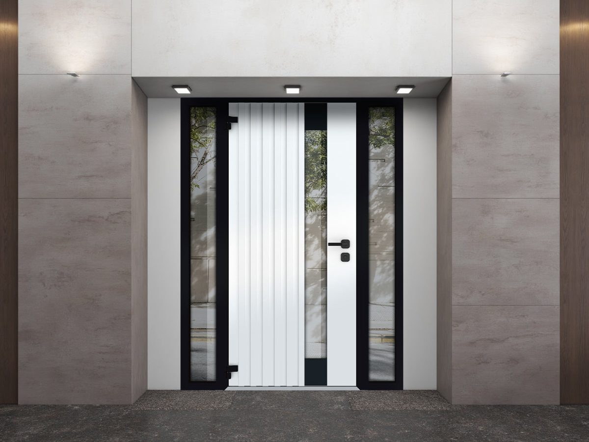 Aurora 6113 Exterior Aluminum door view 4