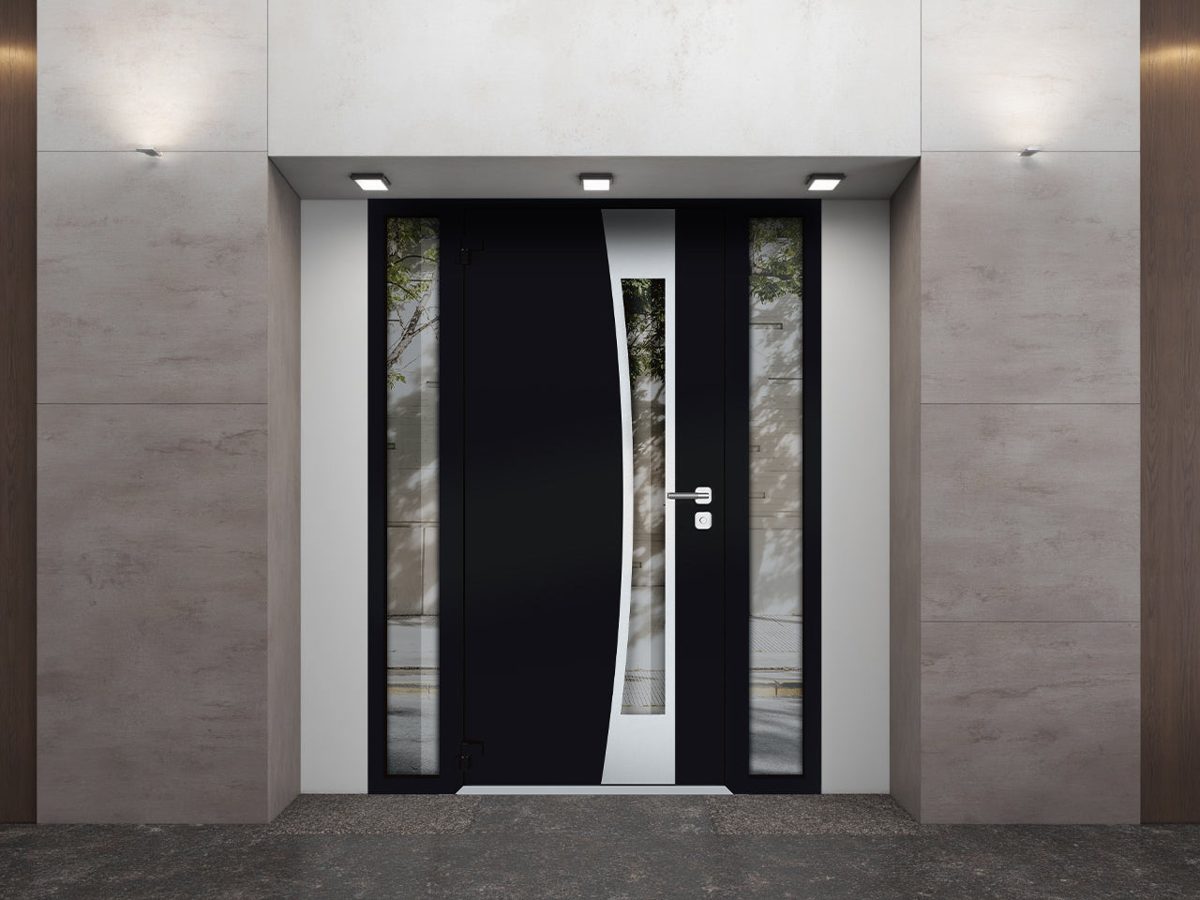 Aurora 6116 Exterior Aluminum door view 4