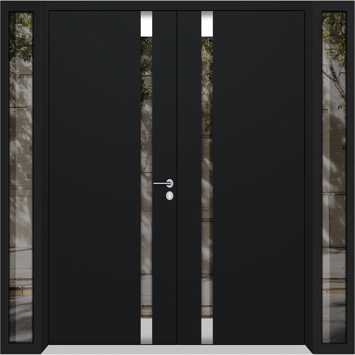 Aurora 6777 Exterior Aluminum Double door — Doors Near Me, Los Angeles