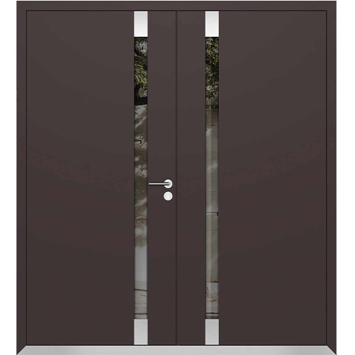 Aurora 6777 Exterior Aluminum Double door view 5