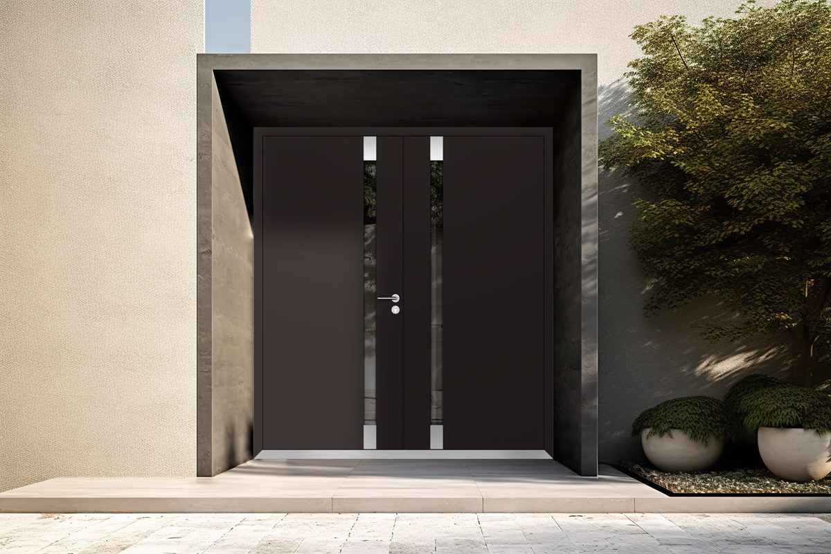 Aurora 6777 Exterior Aluminum Double door view 7