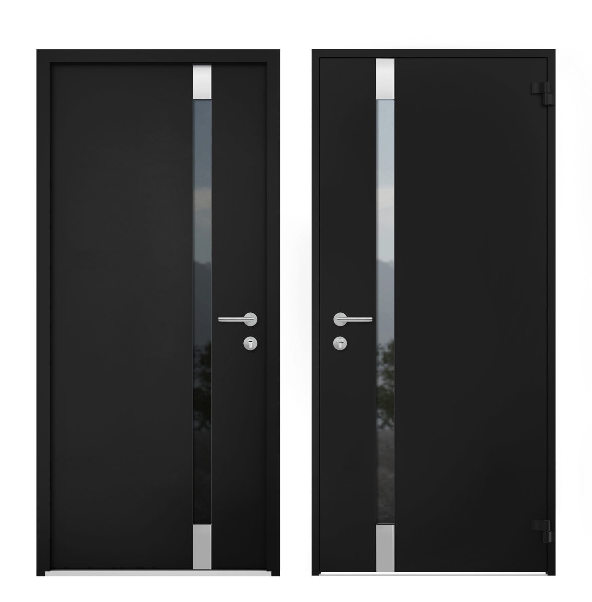 Aurora 6777 Exterior Aluminum door view 4