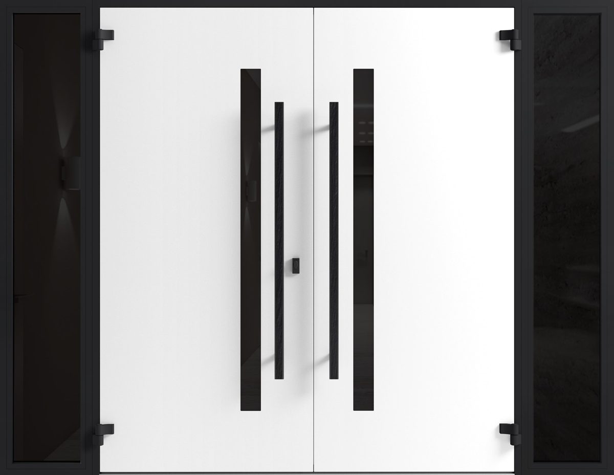Slate 0163 Exterior Aluminum Double door view 2