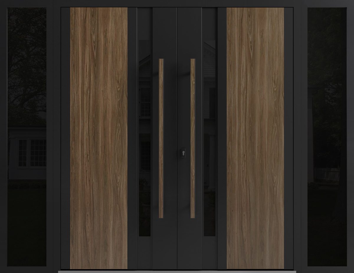 Slate 0163 Exterior Aluminum Double door view 5