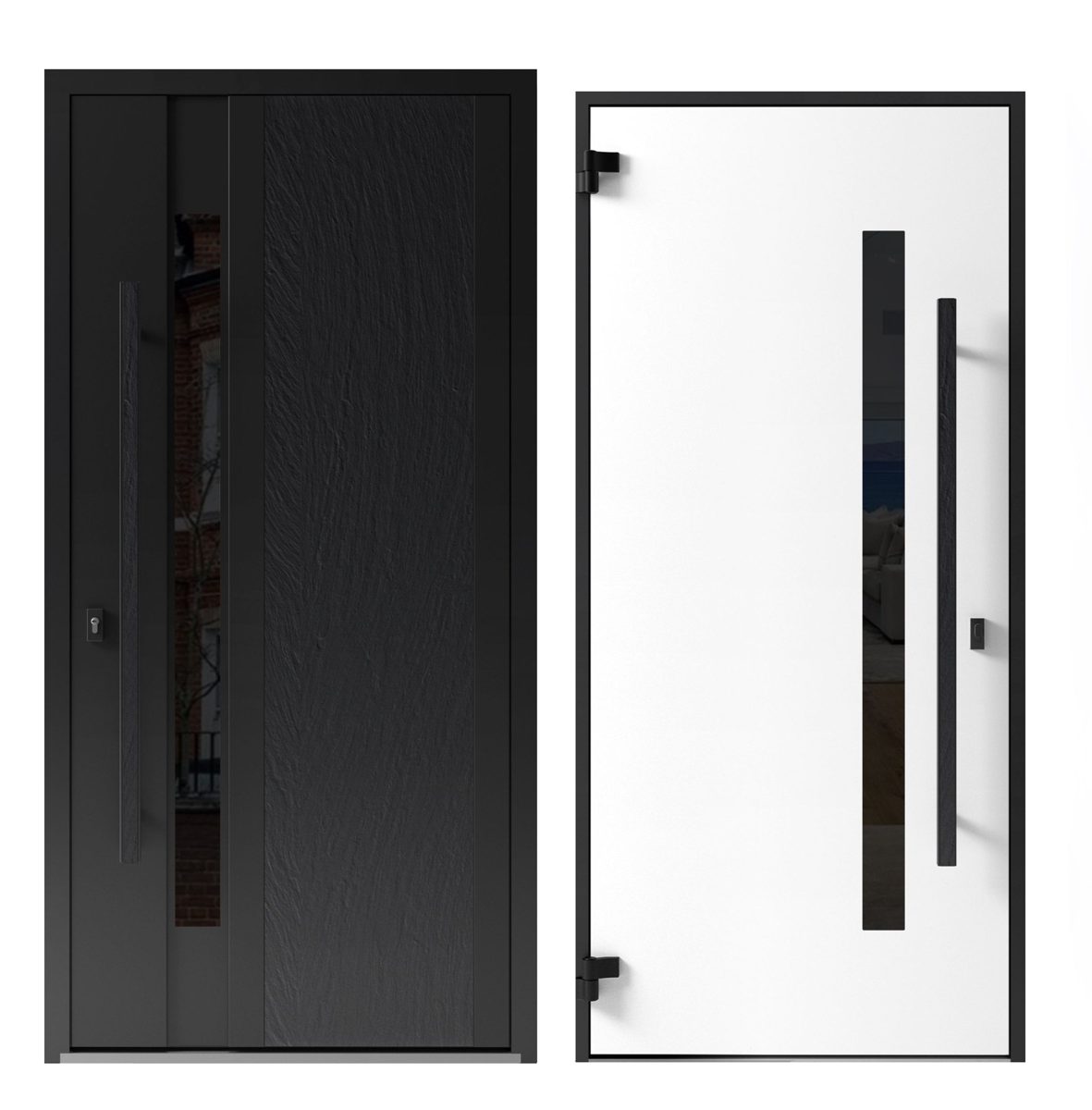 Slate 0163 Exterior Aluminum door view 3