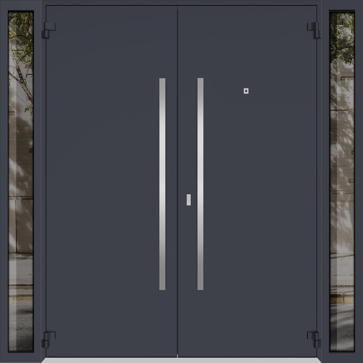 Vero 0729 Exterior Aluminum Double door view 2