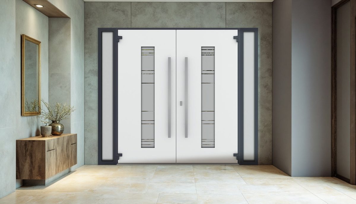 Vero 0757 Exterior Aluminum Double door view 4