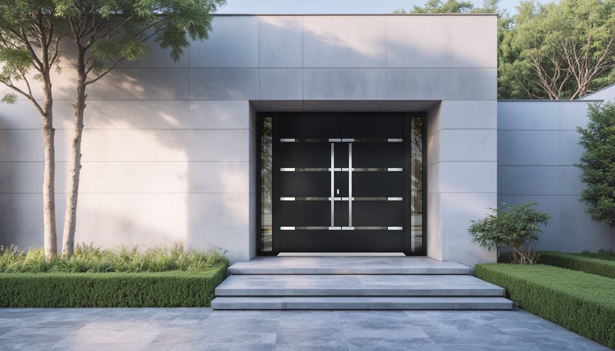 Vero 1105 Exterior Aluminum Double door view 3