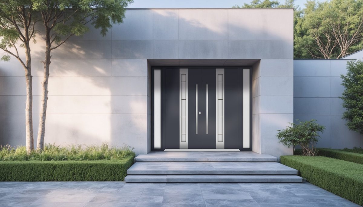 Vero 1717 Exterior Aluminum Double door view 3