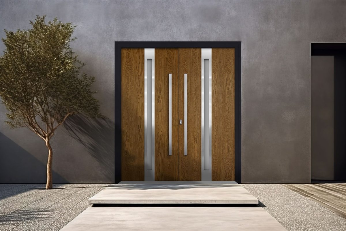 Vero 1744 Exterior Aluminum Double door view 3