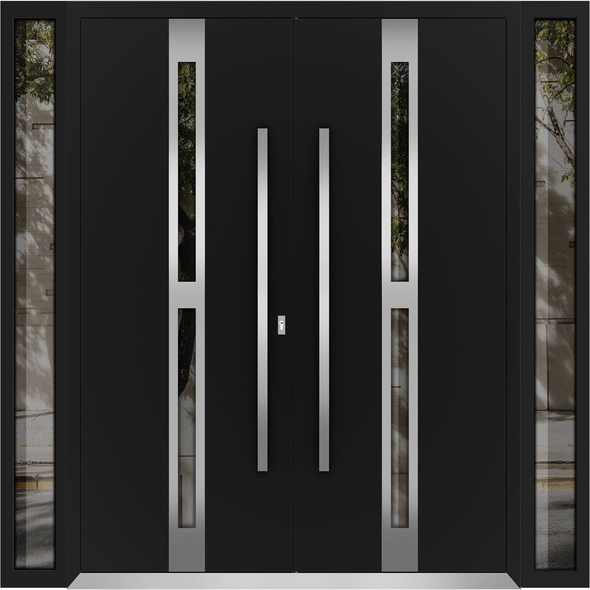 Vero 1755 Exterior Aluminum Double door — Doors Near Me, Los Angeles