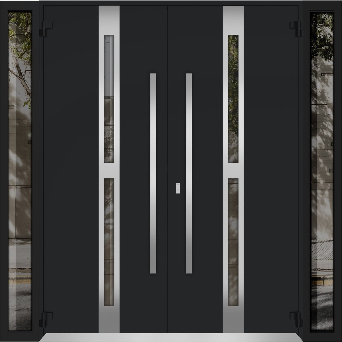 Vero 1755 Exterior Aluminum Double door view 2