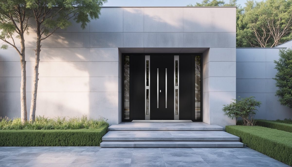 Vero 1755 Exterior Aluminum Double door view 3