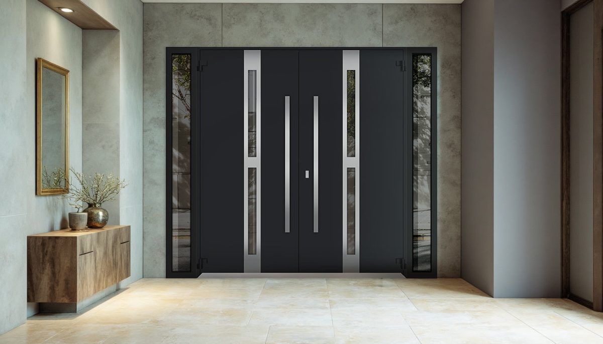 Vero 1755 Exterior Aluminum Double door view 4