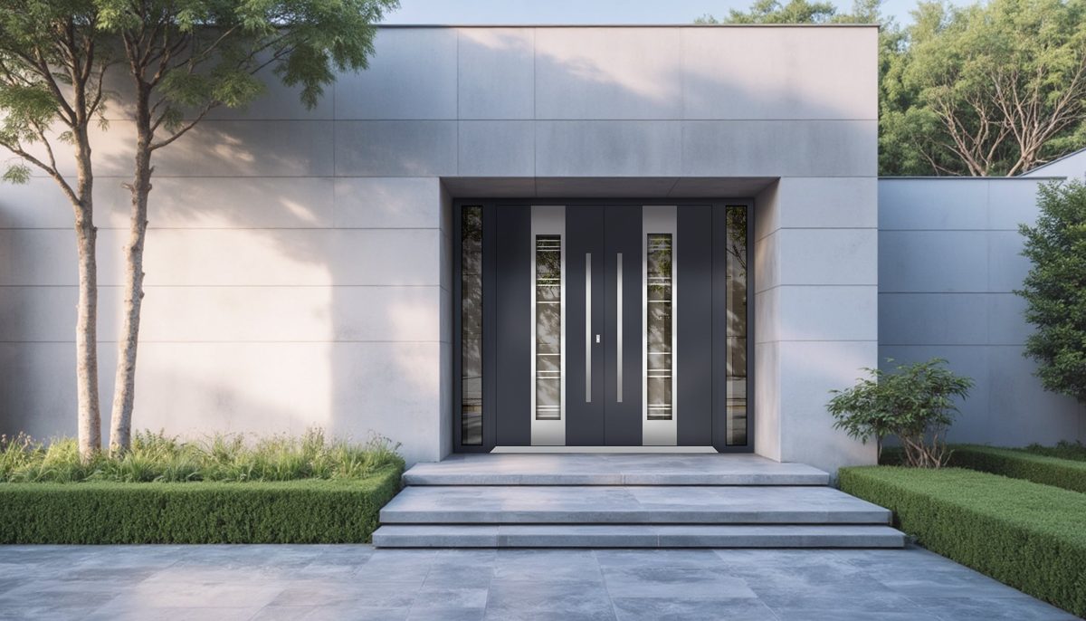 Vero 5755 Exterior Aluminum Double door view 3