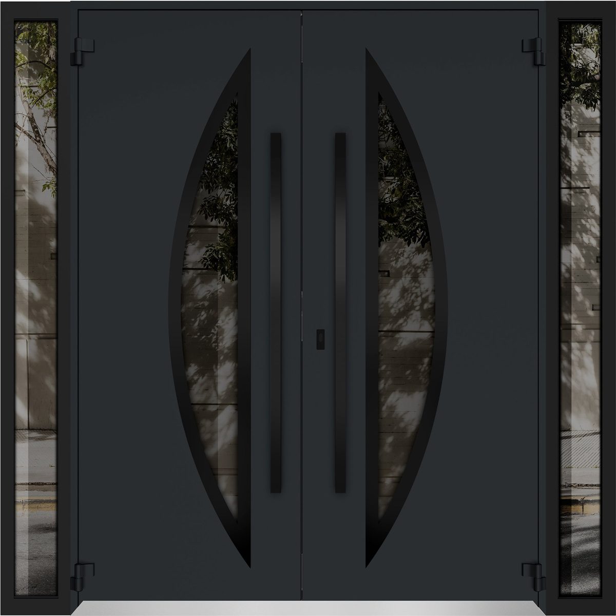 Vero 6501 Exterior Aluminum Double door view 2