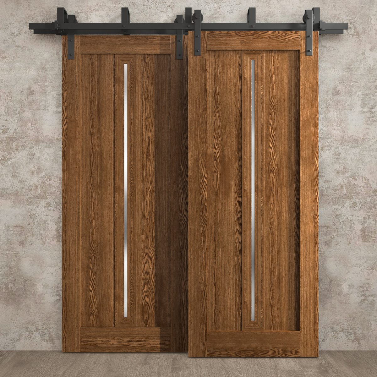 Aria 5014 Double Barn — Bypass door view 2