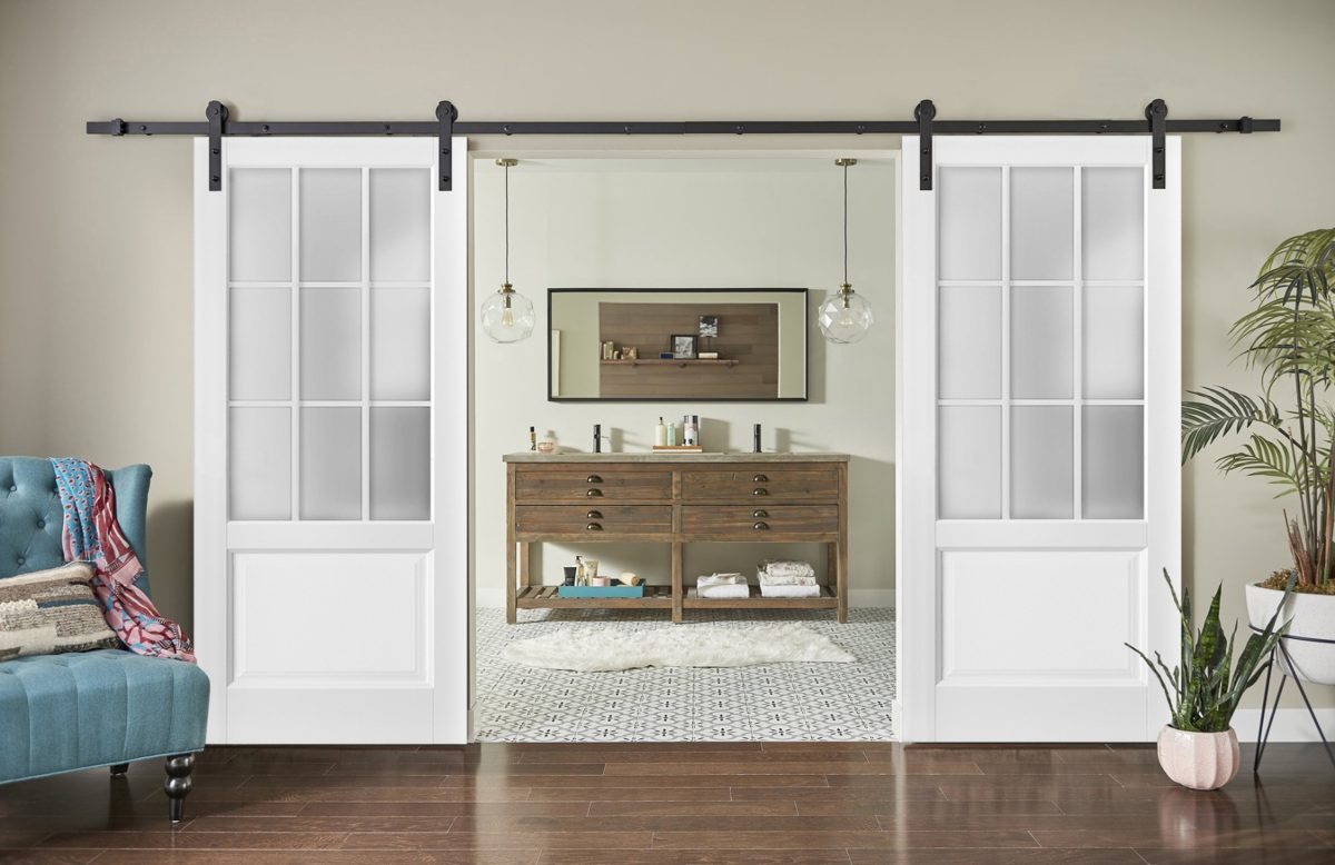 Belmont 3309 Double Barn door view 2