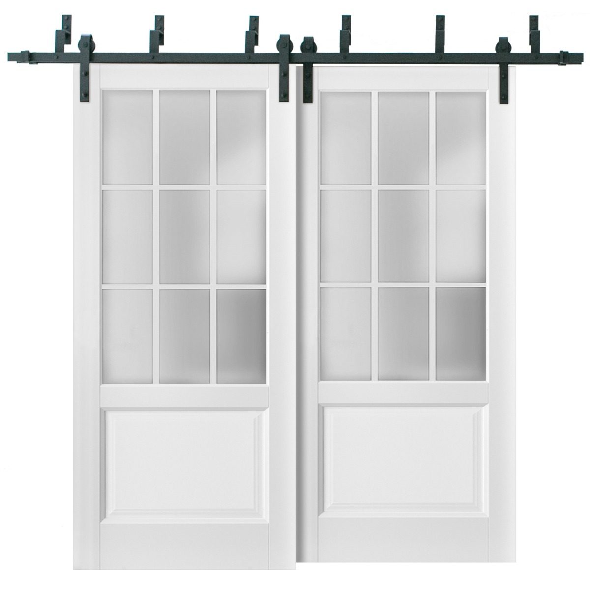 Belmont 3309 Double Barn — Bypass door — Doors Near Me, Los Angeles
