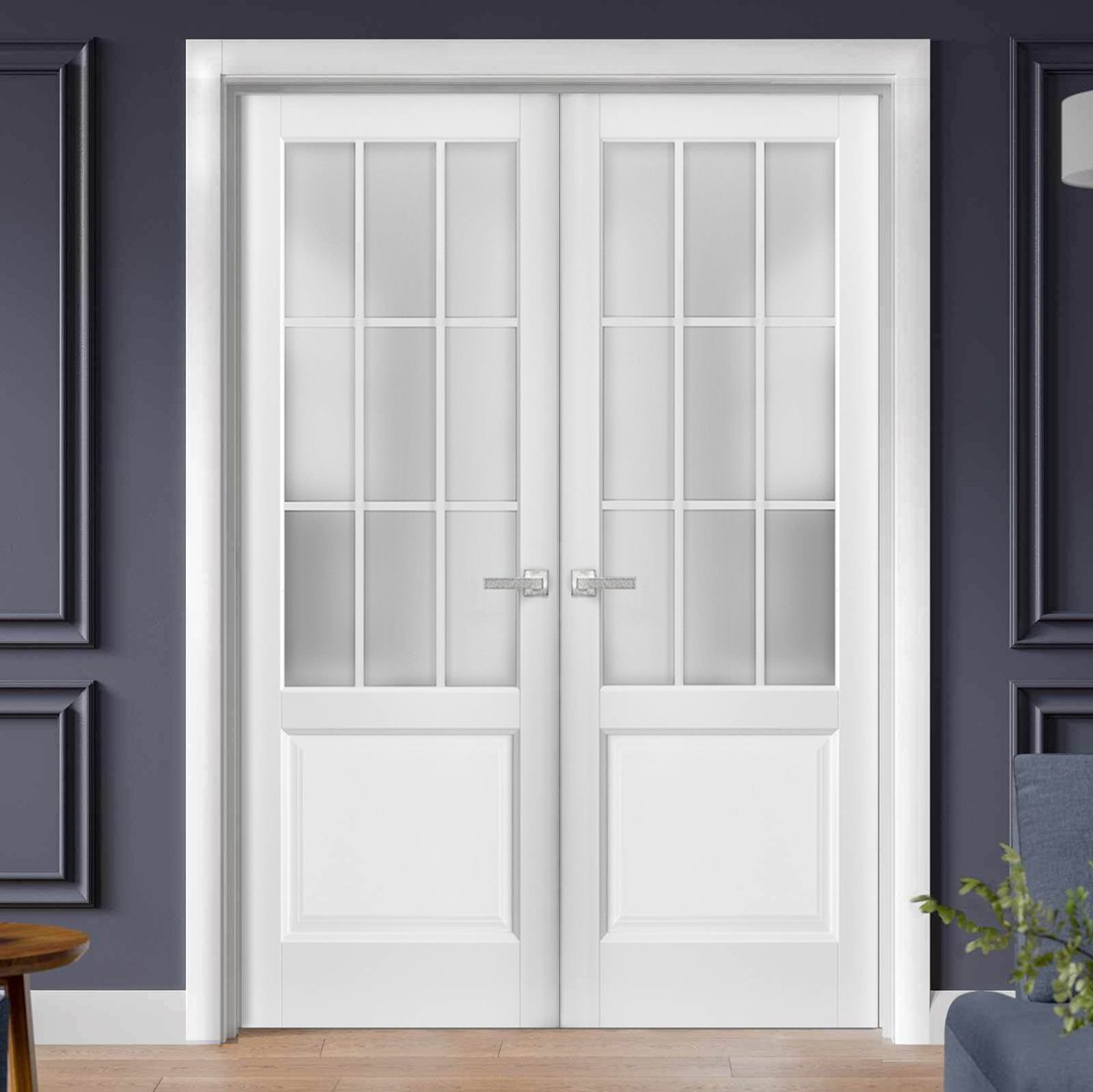 Belmont 3309 Double French Swing door view 2
