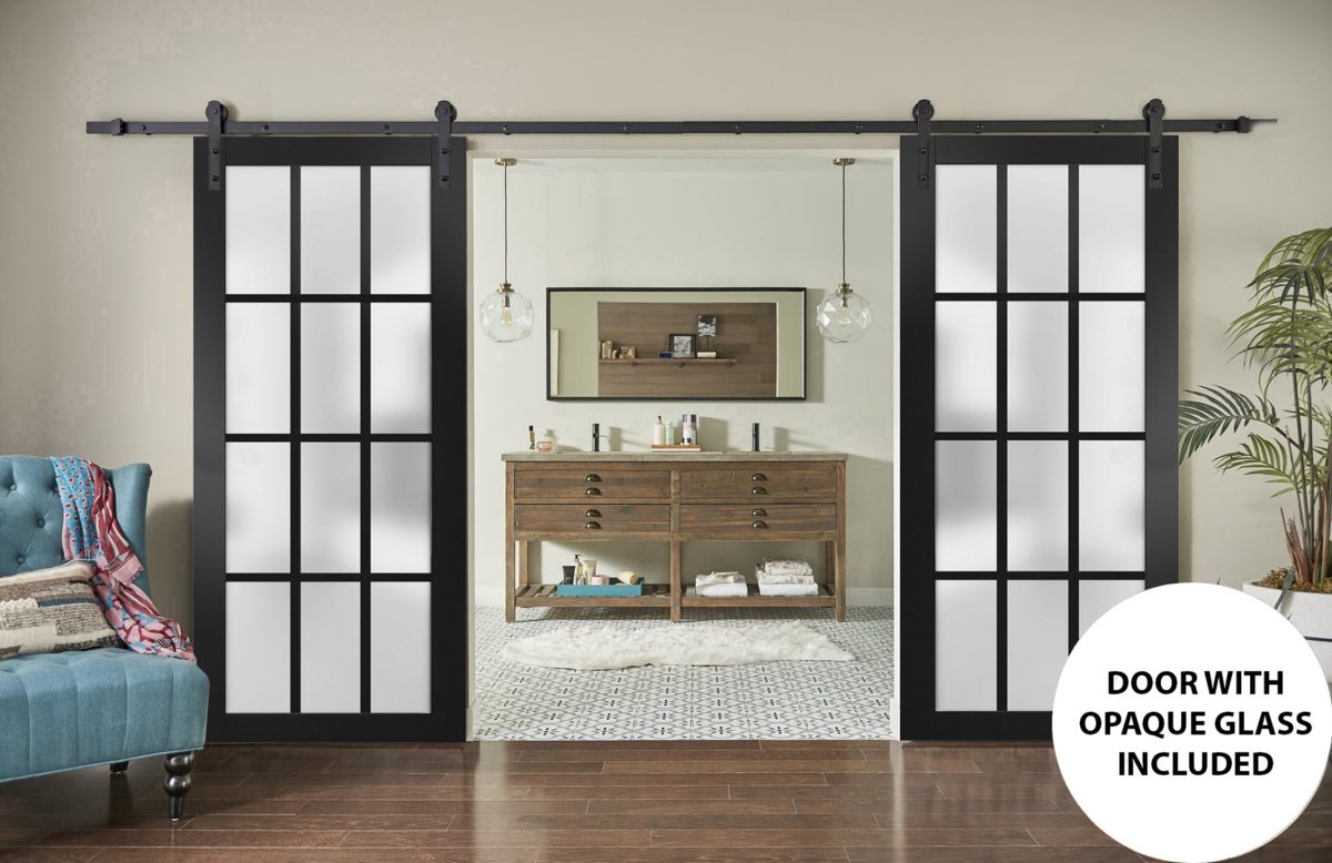 Belmont 3312 Double Barn door view 2