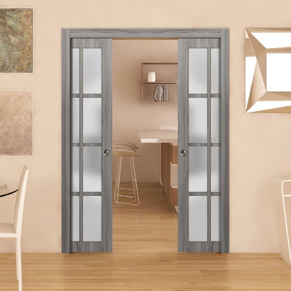 Belmont 3312 Double Pocket door view 6