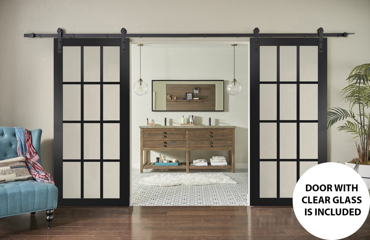 Belmont 3355 Double Barn door view 2