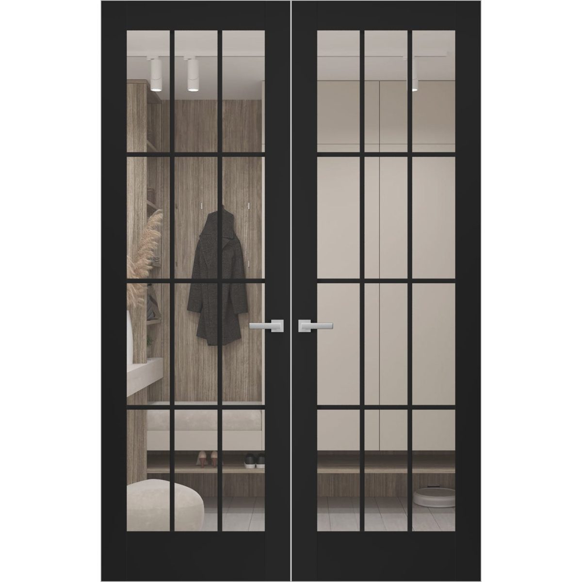 Belmont 3355 Double Frameless door — Doors Near Me, Los Angeles