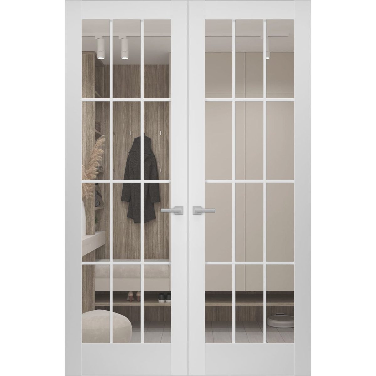 Belmont 3355 Double Frameless door view 8