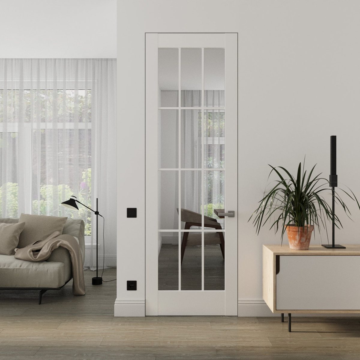 Belmont 3355 Frameless door view 6