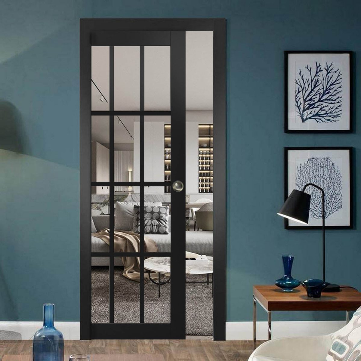 Belmont 3355 Pocket door view 2