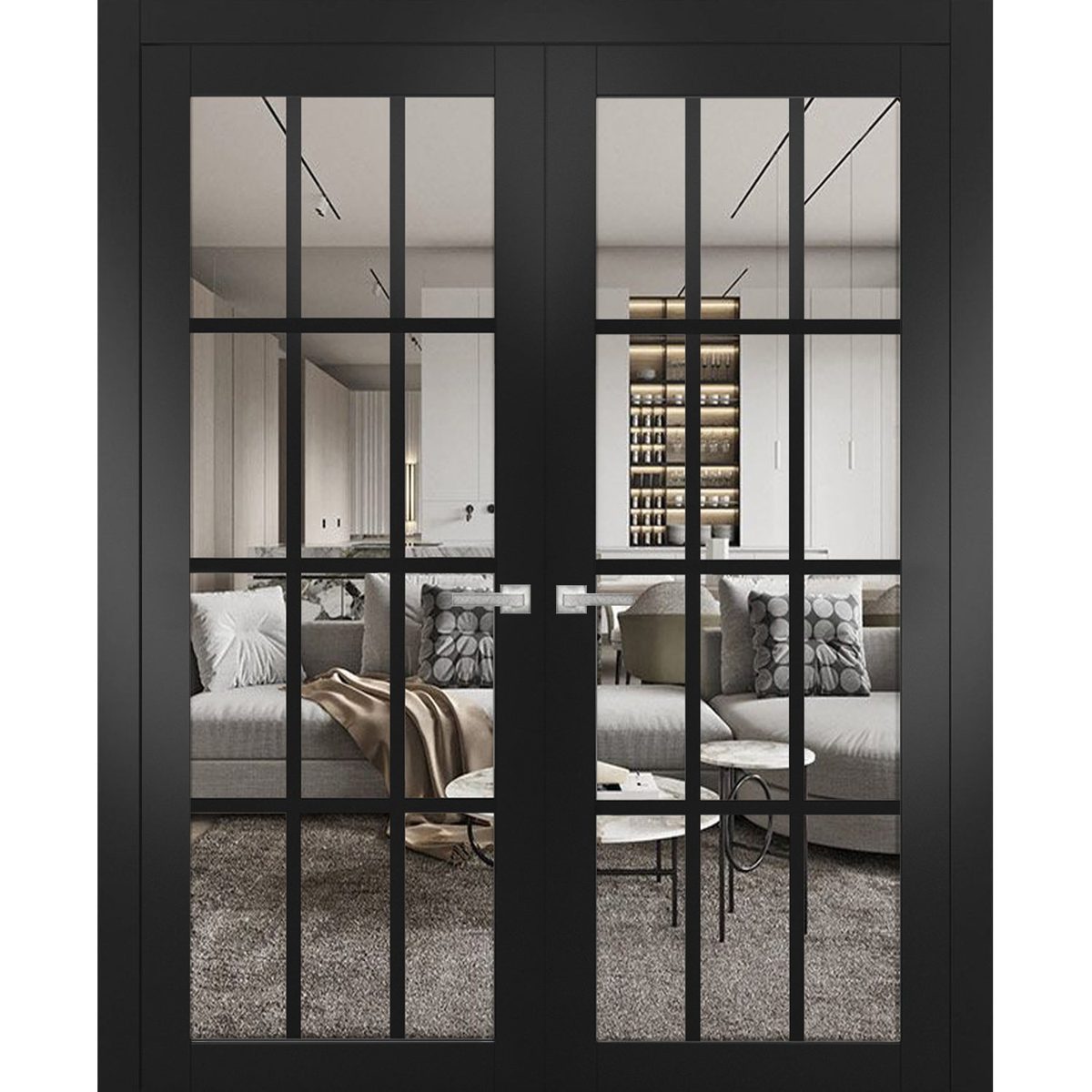 Belmont 3355 Double French Swing door — Doors Near Me, Los Angeles