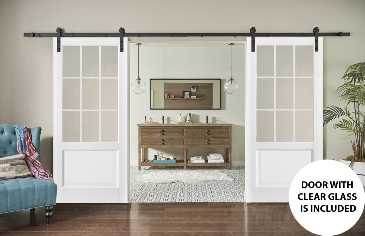Belmont 3599 Double Barn door view 2